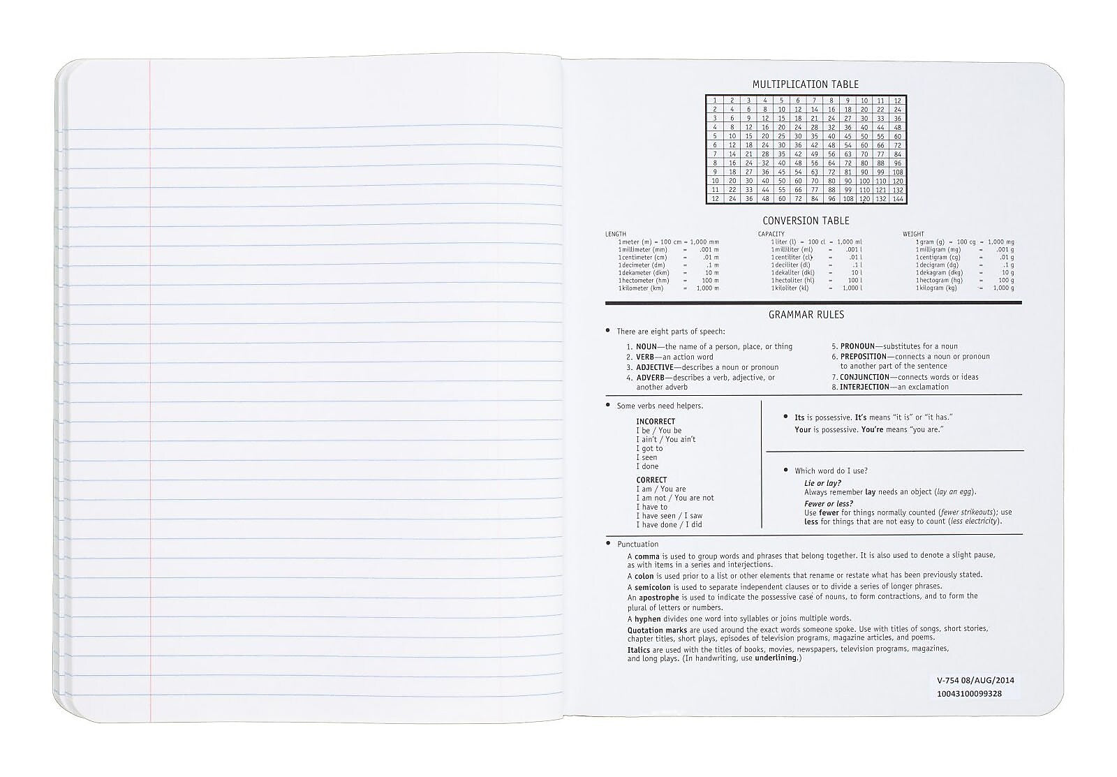 Mead Square Deal 1-Subject Composition Notebooks, 7.5