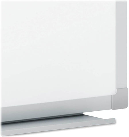 MeadWestvaco Dry-Erase Board, 6'x4', Aluminum Frame, 72" x 48", White Melamine Surface, Aluminum Silver Frame
