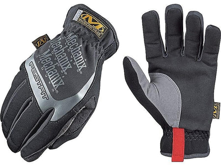 Mechanix Wear FastFit Leather Gloves, Black