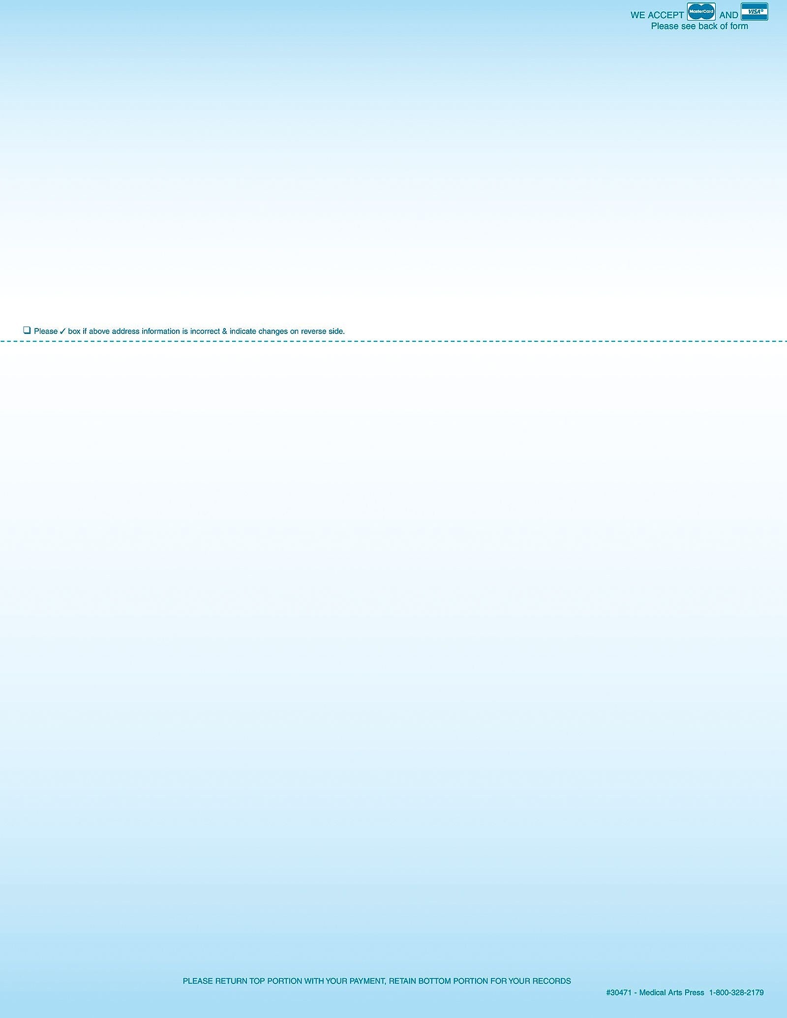 Medical Arts Press Invoices, 8-1/2