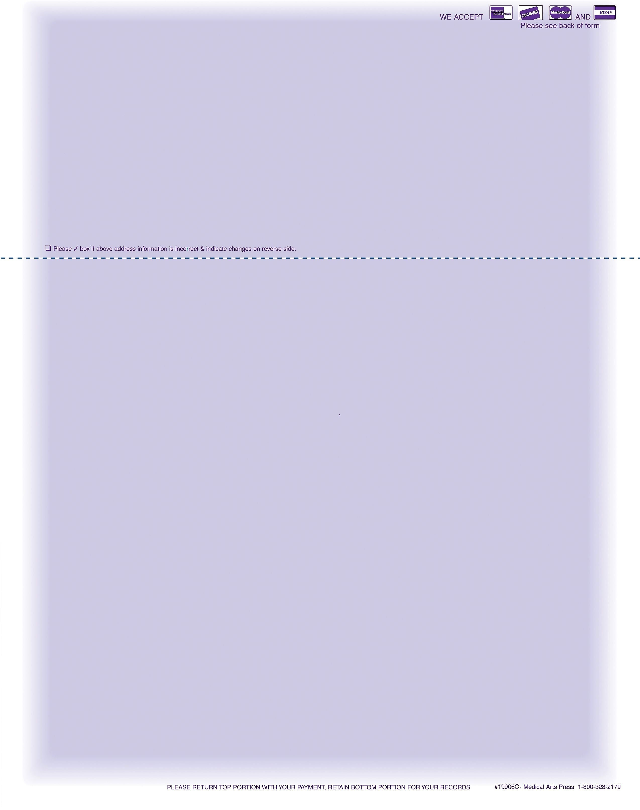 Medical Arts Press Invoices, 8-1/2