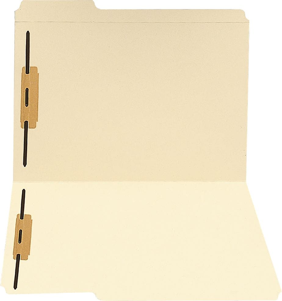 Medical Arts Press Letter Size Top-Tab Manila File Folders; 11 Point, 1/3 Cut, 2 Fasteners