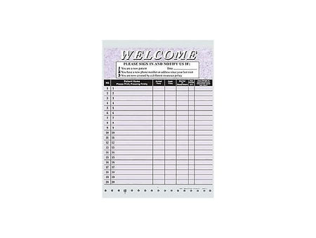 Medical Arts Press Privacy Sign-In Sheets 125/Pack