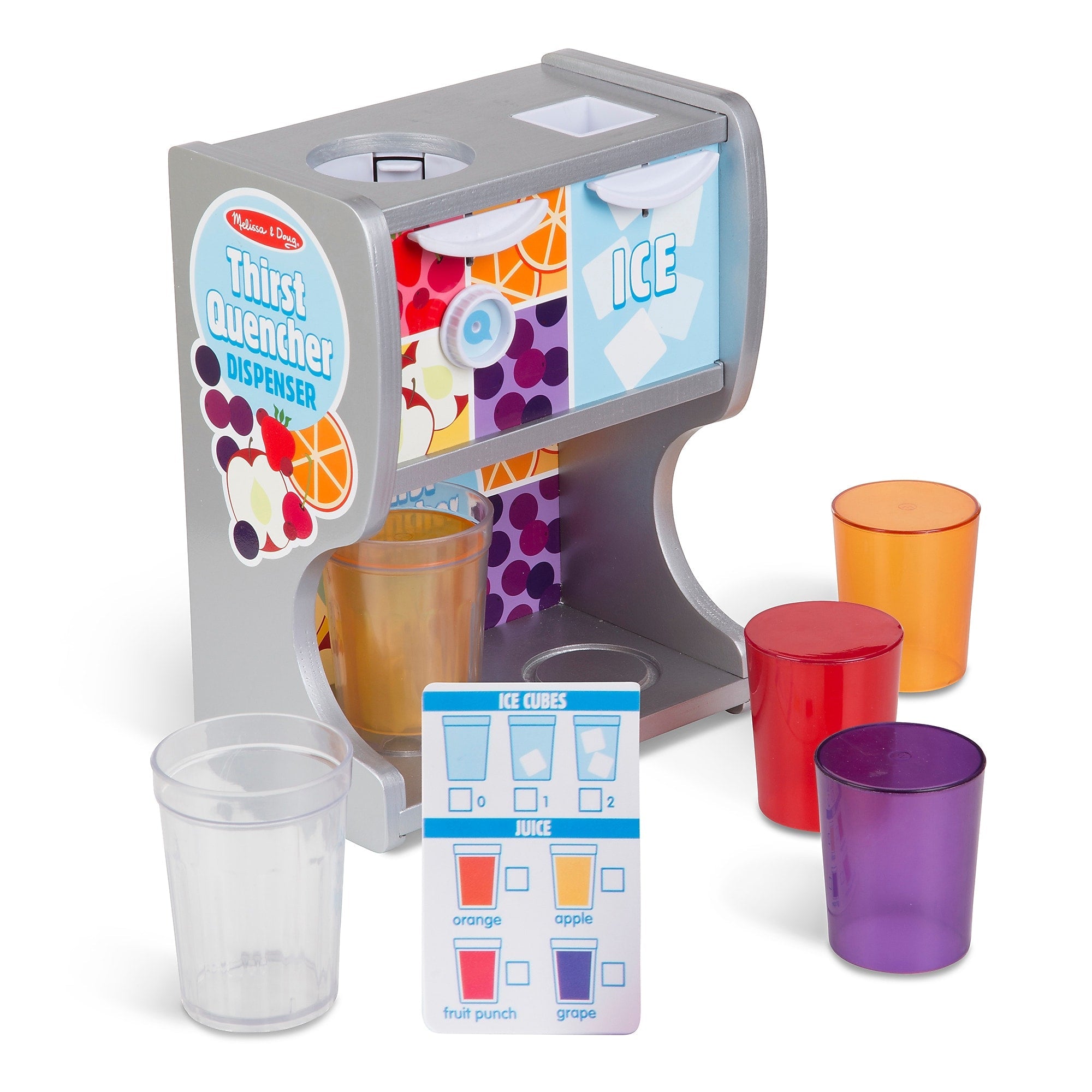 Melissa & Doug Thirst Quencher Dispenser, Multicolored