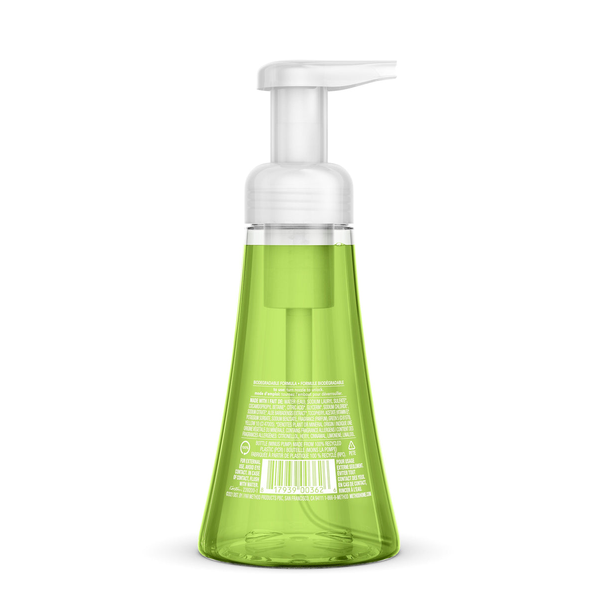 Method Foaming Hand Soap, Green Tea + Aloe, 10 oz.