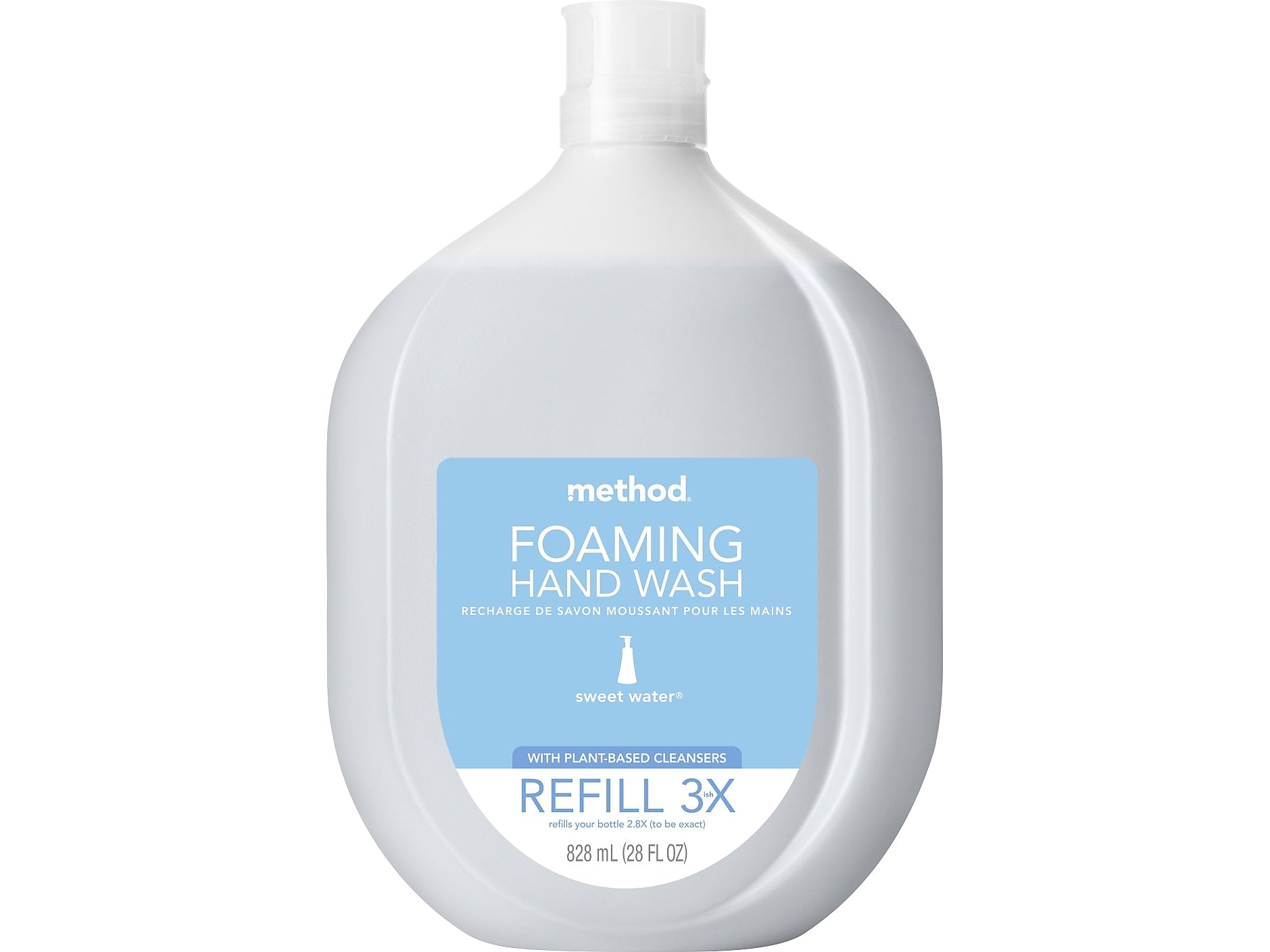 Method Foaming Hand Soap Refill, Sweet Water, 28 Fl. Oz.