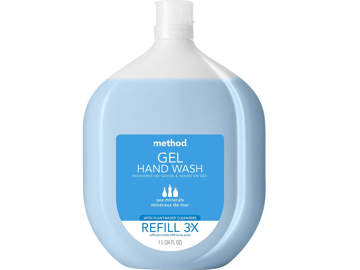 Method Gel Hand Soap Refill, Sea Minerals, 34 Fl. Oz.