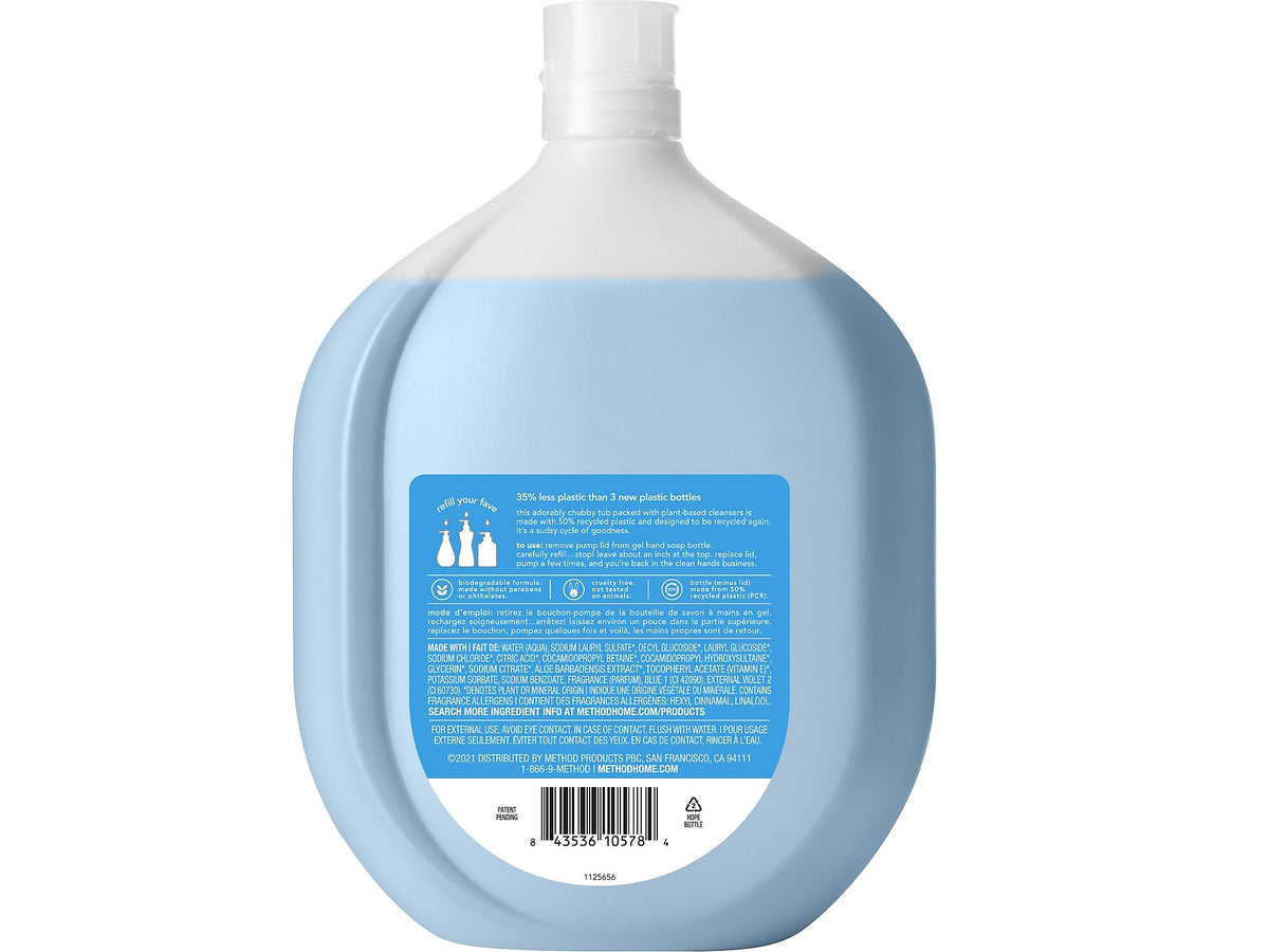 Method Gel Hand Soap Refill, Sea Minerals, 34 Fl. Oz.