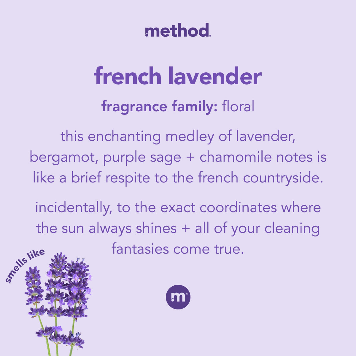 Method Liquid Hand Soap, French Lavender Scent, 12 oz.