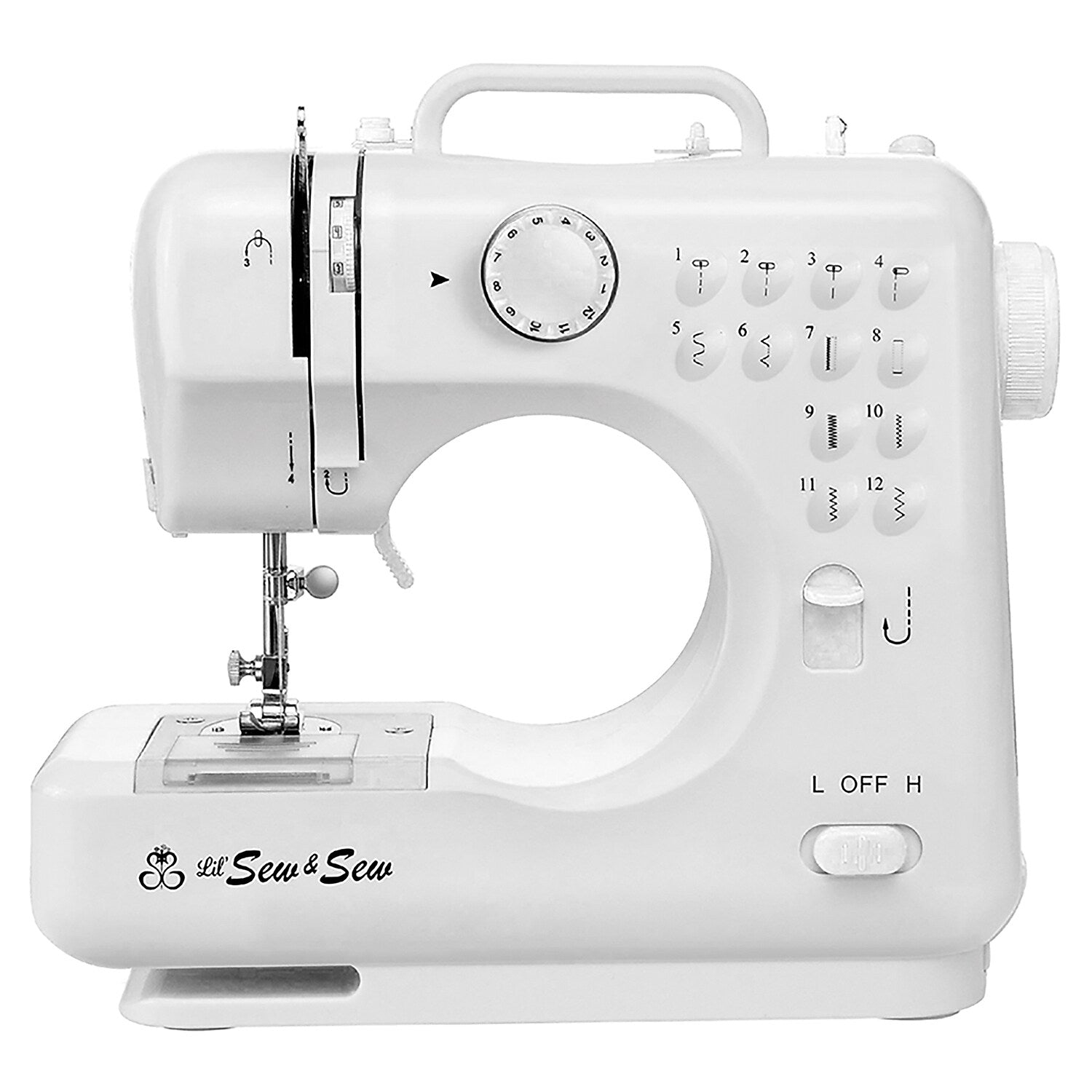 Michley LSS-505+ Combo 12-Stitch Desktop Sewing Machine with Sewing Kit and Electric Scissors