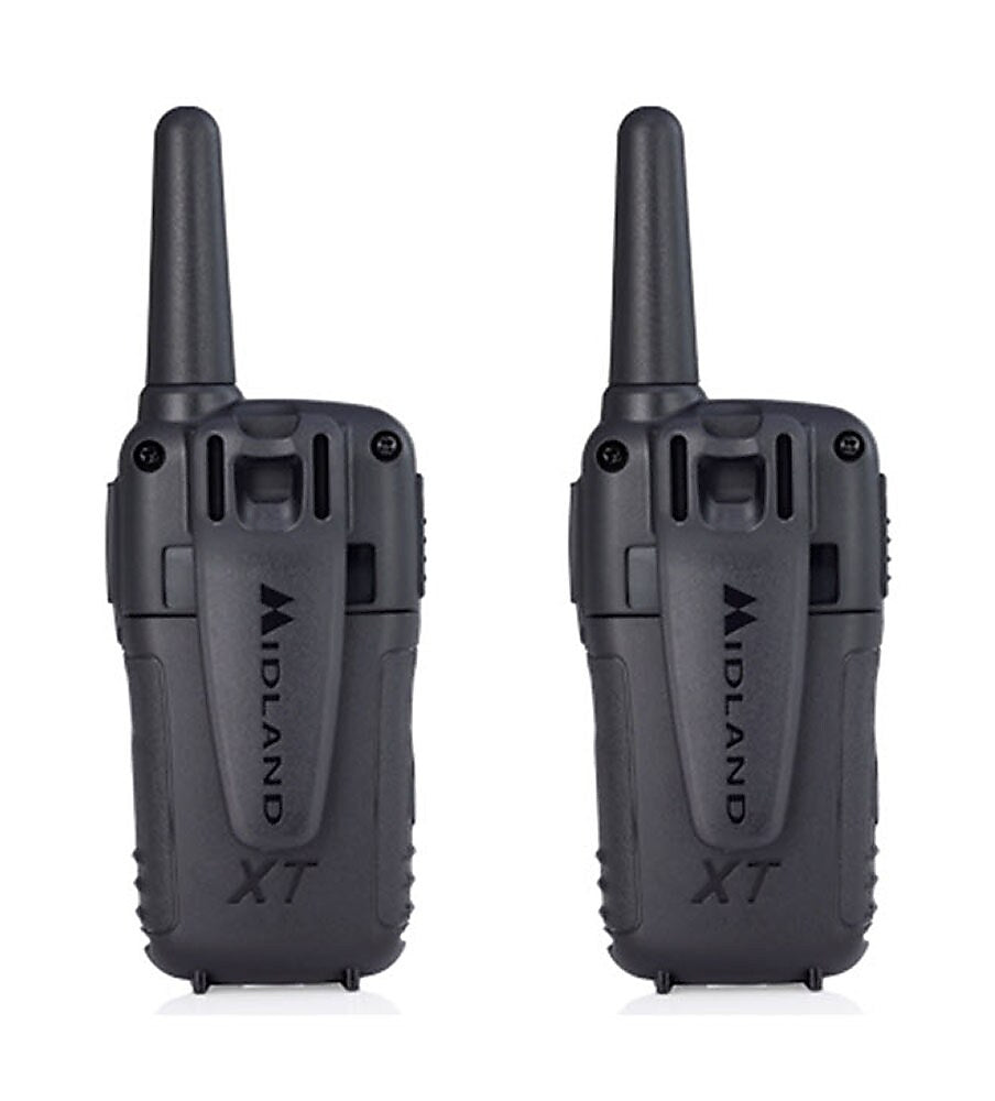 MIDLAND RADIO X-Talker Two-Way Radios, Black/Orange, 2/Pack