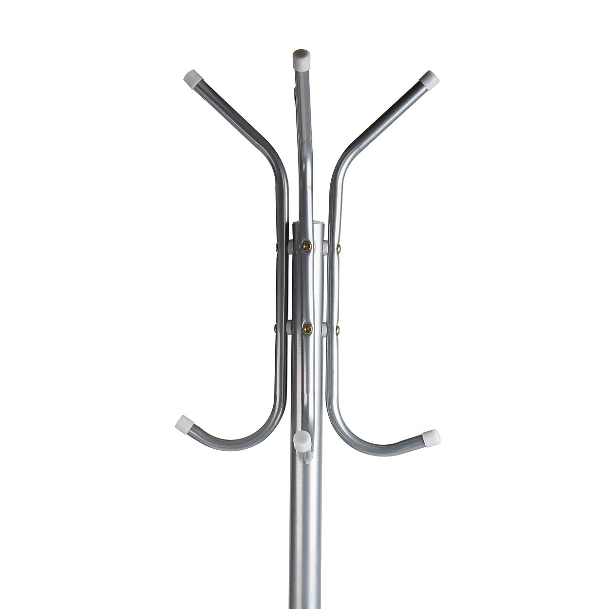 Mind Reader Coat Rack Freestanding Coat Tree, Silver, Metal