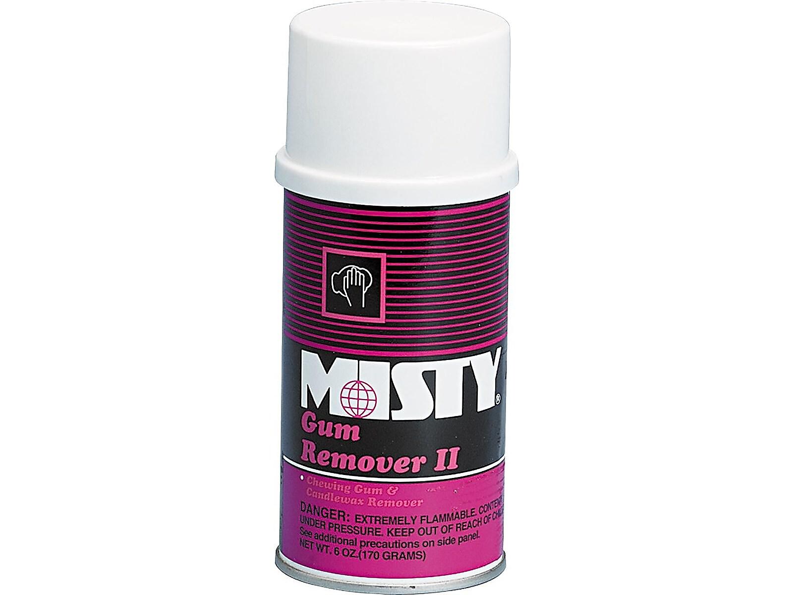 Misty II Gum & Candlewax Remover, Unscented, 6 oz., 12/Carton