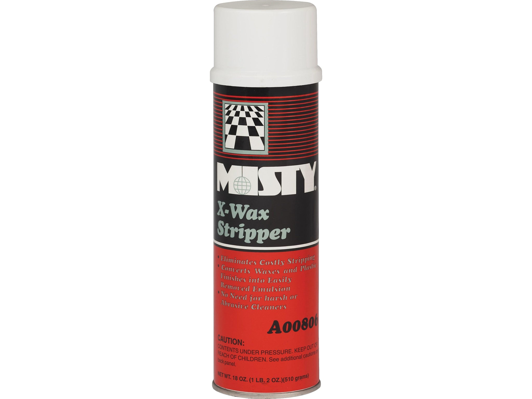 Misty X-Wax Floor Stripper, Alcohol, 18 Oz.