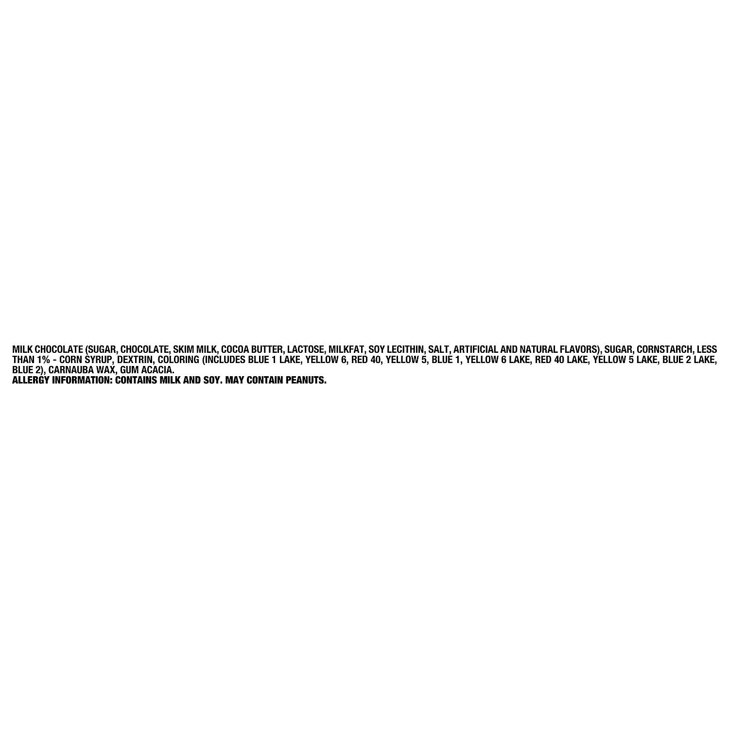 M&M's Milk Chocolate Pieces, 1.69 oz., 36/Box