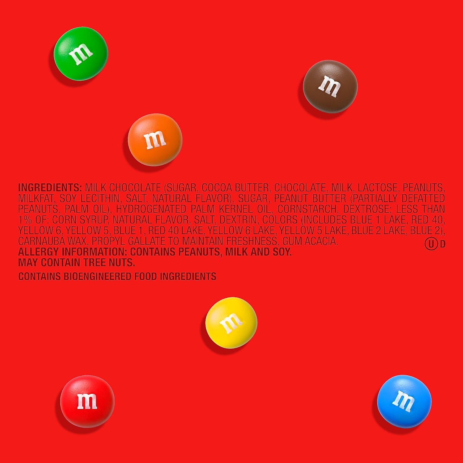 M&M's Party Size Peanut Butter Milk Chocolate Candy Pieces, 34 oz.