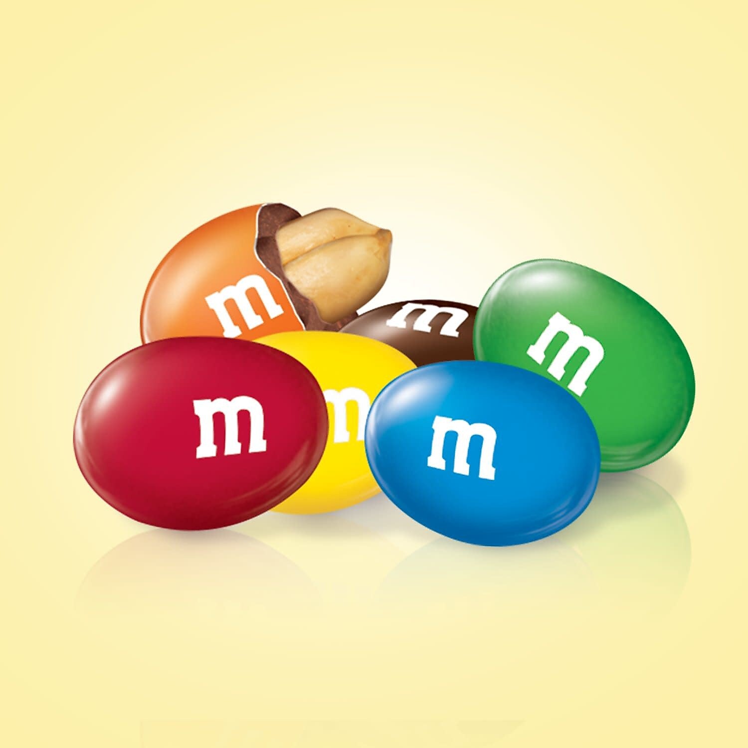 M&M's Peanut Milk Chocolate Pieces, 5.3 oz., 12/Carton
