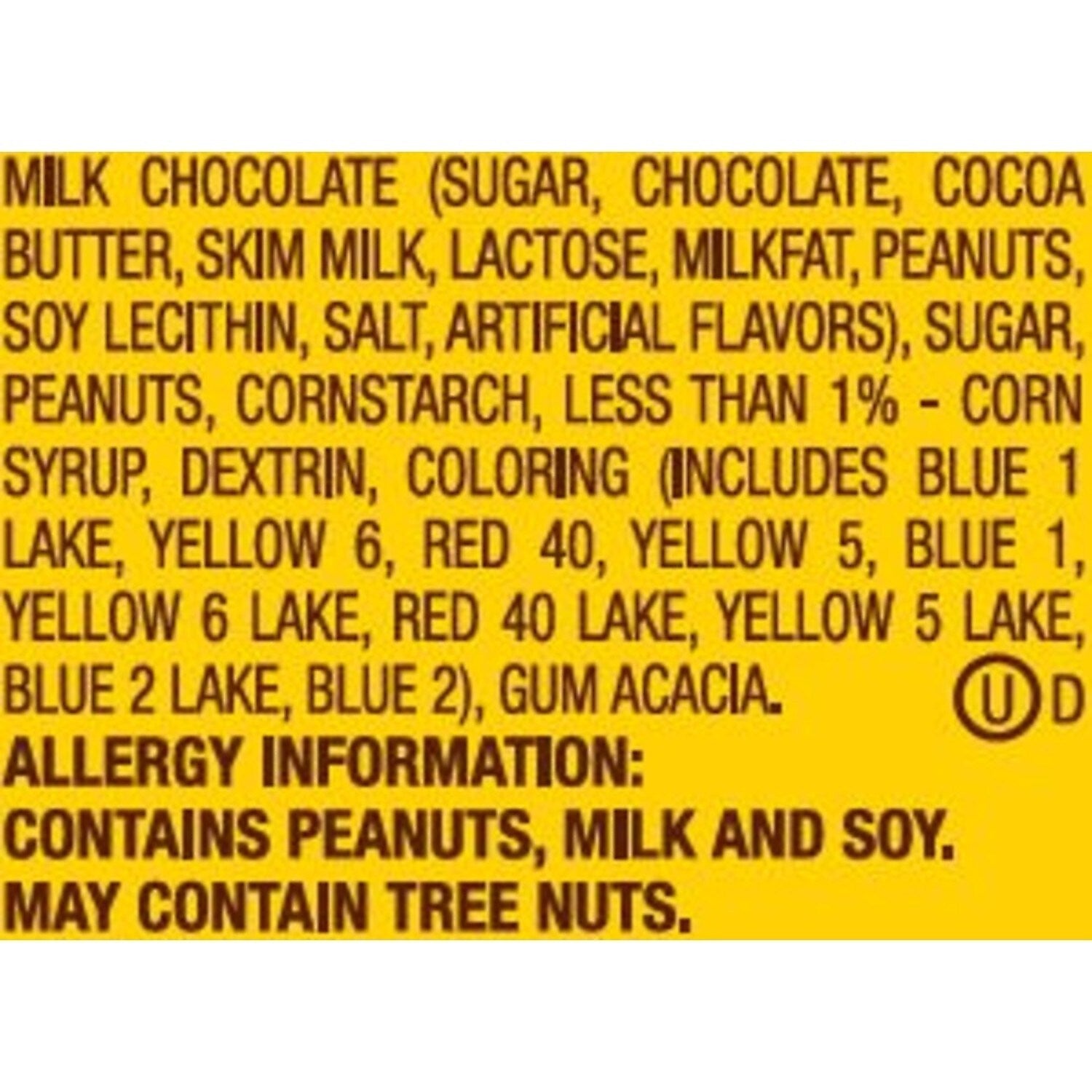 M&M's Peanut Milk Chocolate Pieces, 5.3 oz., 12/Carton