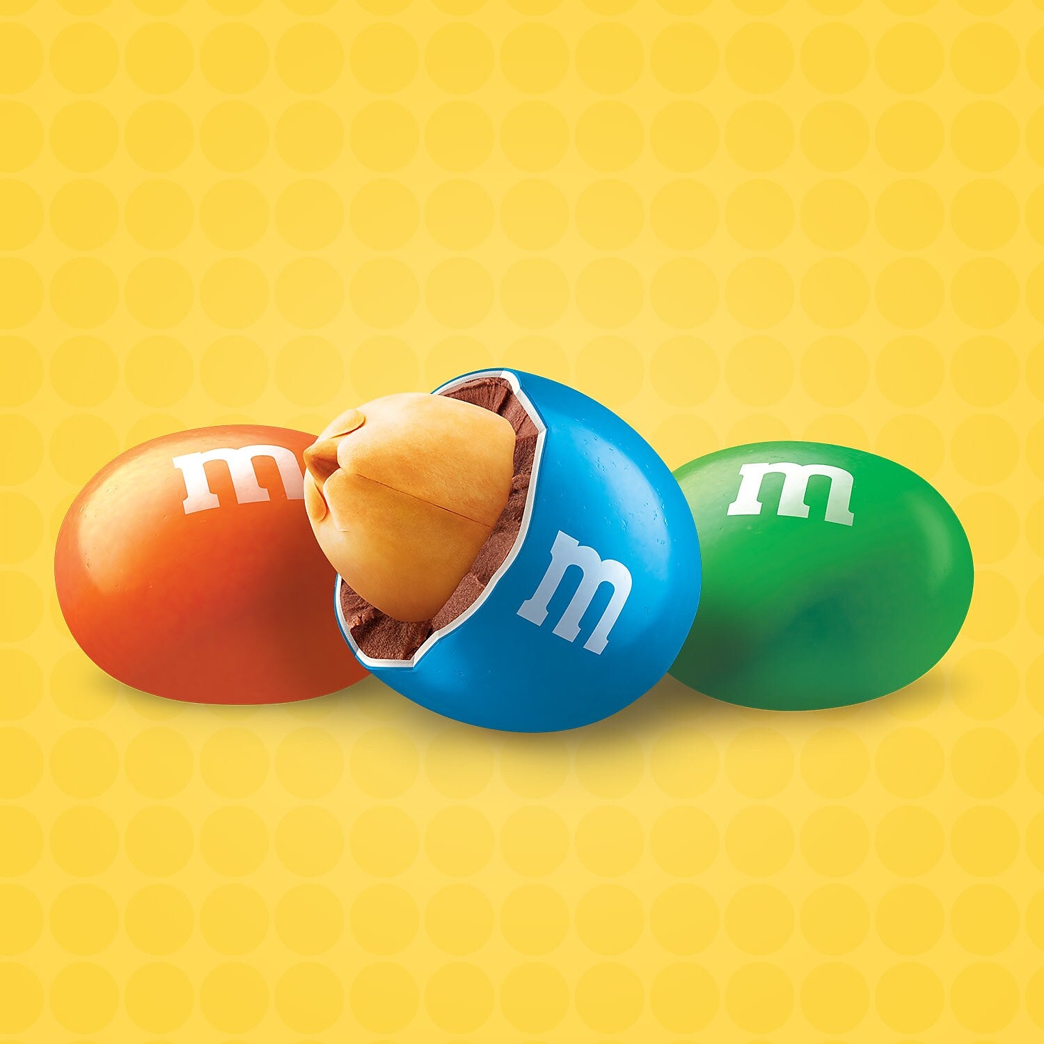 M&M's Sharing Size Peanut Milk Chocolate Pieces, 3.27 oz., 24/Box
