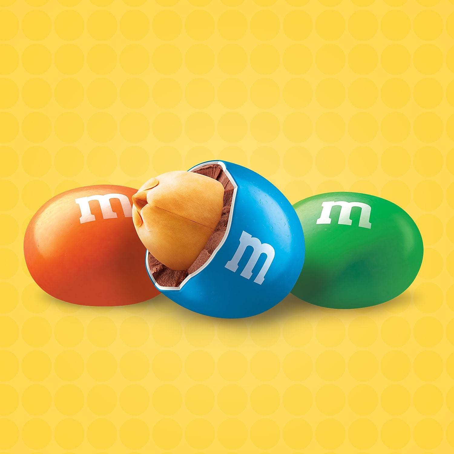 M&M's Sharing Size Peanut Milk Chocolate Pieces, 3.27 oz., 24/Box