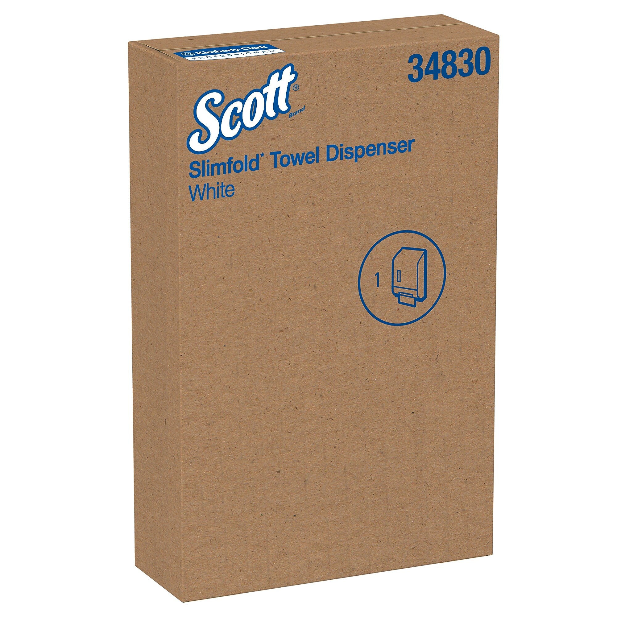 MOD® Slimfold™ Folded Paper Towel Dispenser, White, 9.83