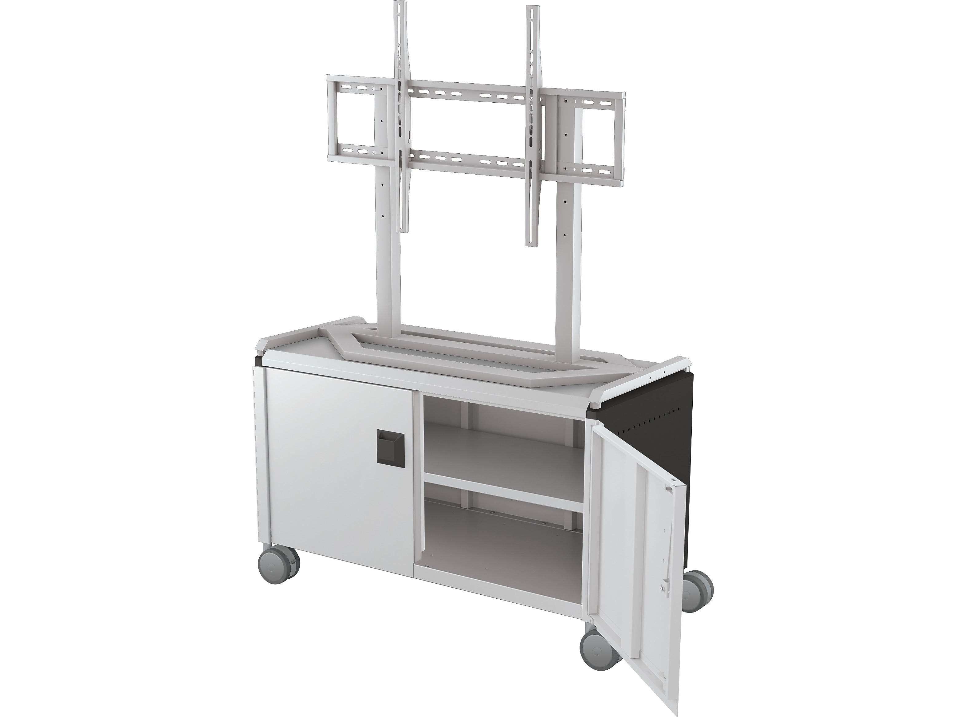 MooreCo Compass Maxi H1 Mobile 2-Section Storage Cabinet, 25.88