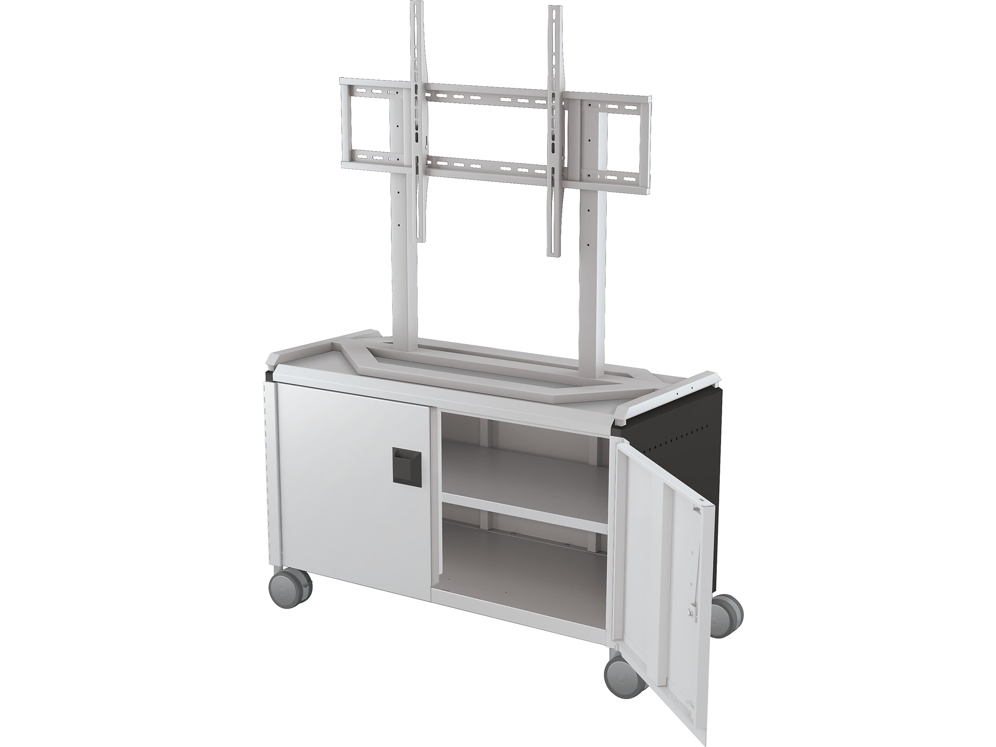 MooreCo Compass Maxi H1 Mobile 2-Section Storage Cabinet, 25.88