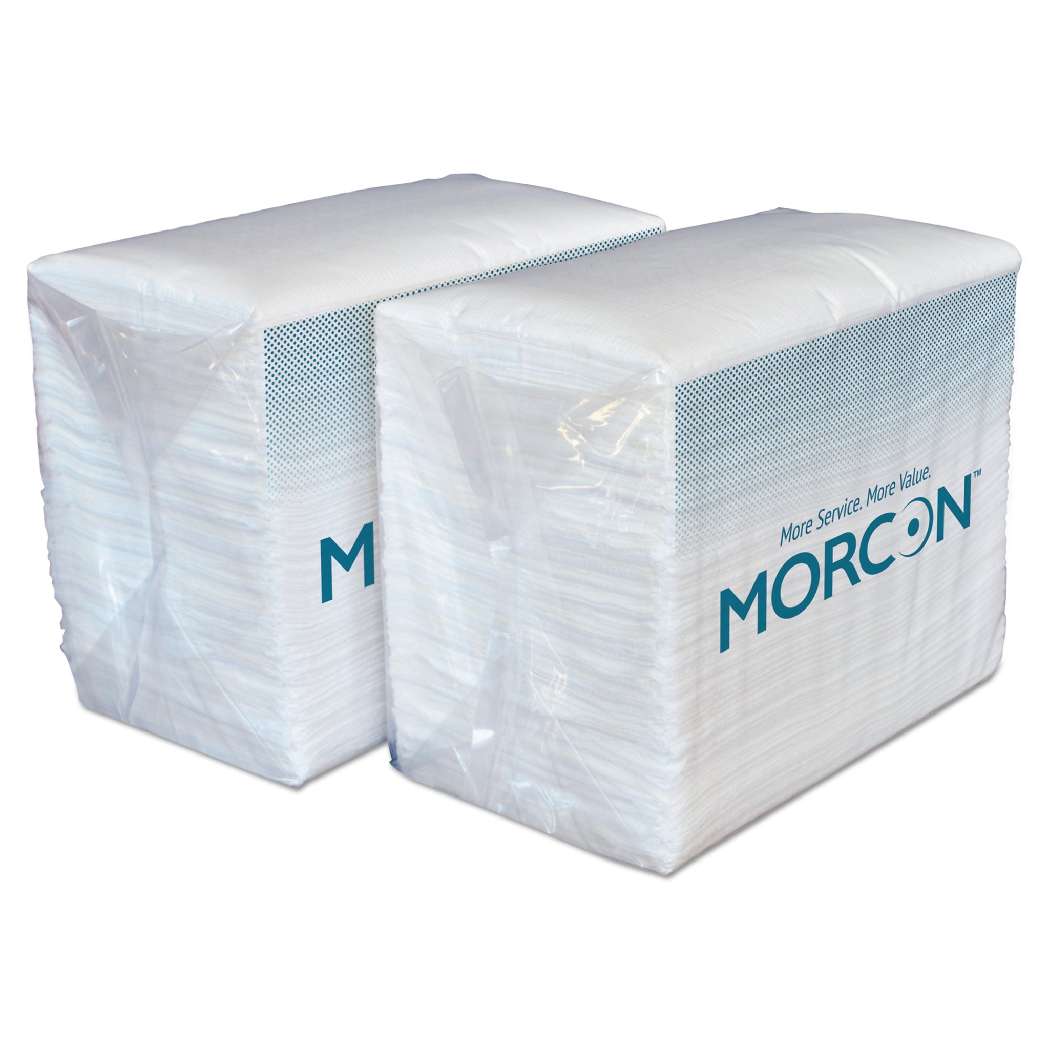 Morcon Morsoft Dinner Napkins, 2-Ply, 14.5 x 16.5, White, 3,000/Carton