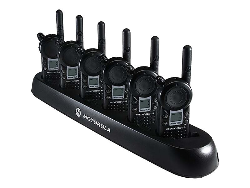 Motorola 6 Slot Charging Station for Motorola CLS, Black