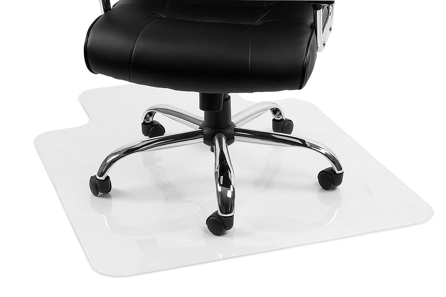 Mount-It! Hard Floor Chair Mat with Lip, 35.5