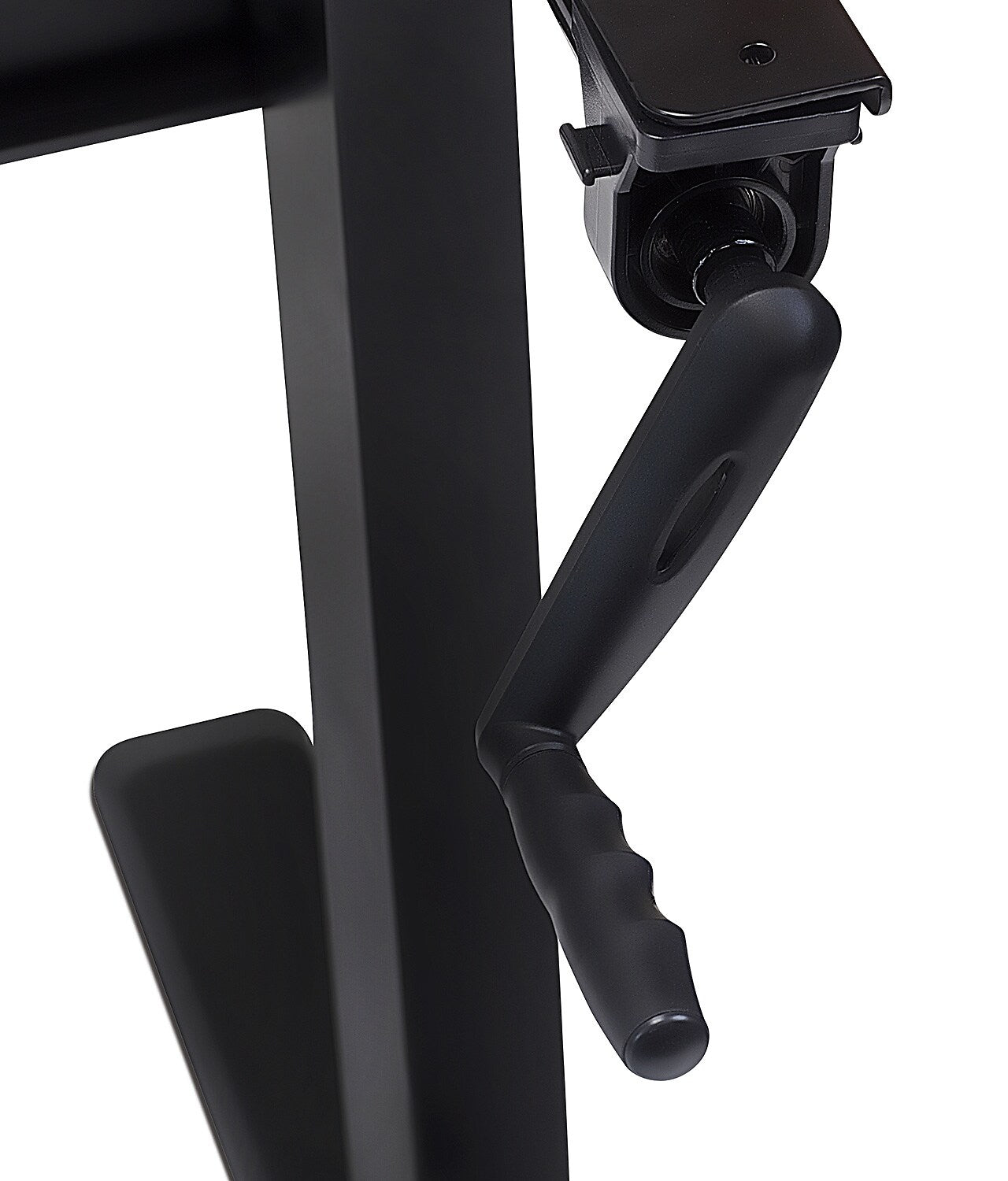 Mount-It! Manual Crank Standing Desk Frame, Black