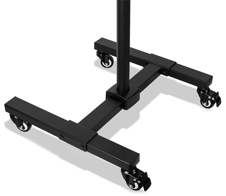 Mount-It! Metal Pedestal TV Stand, Screens up to 42", Black