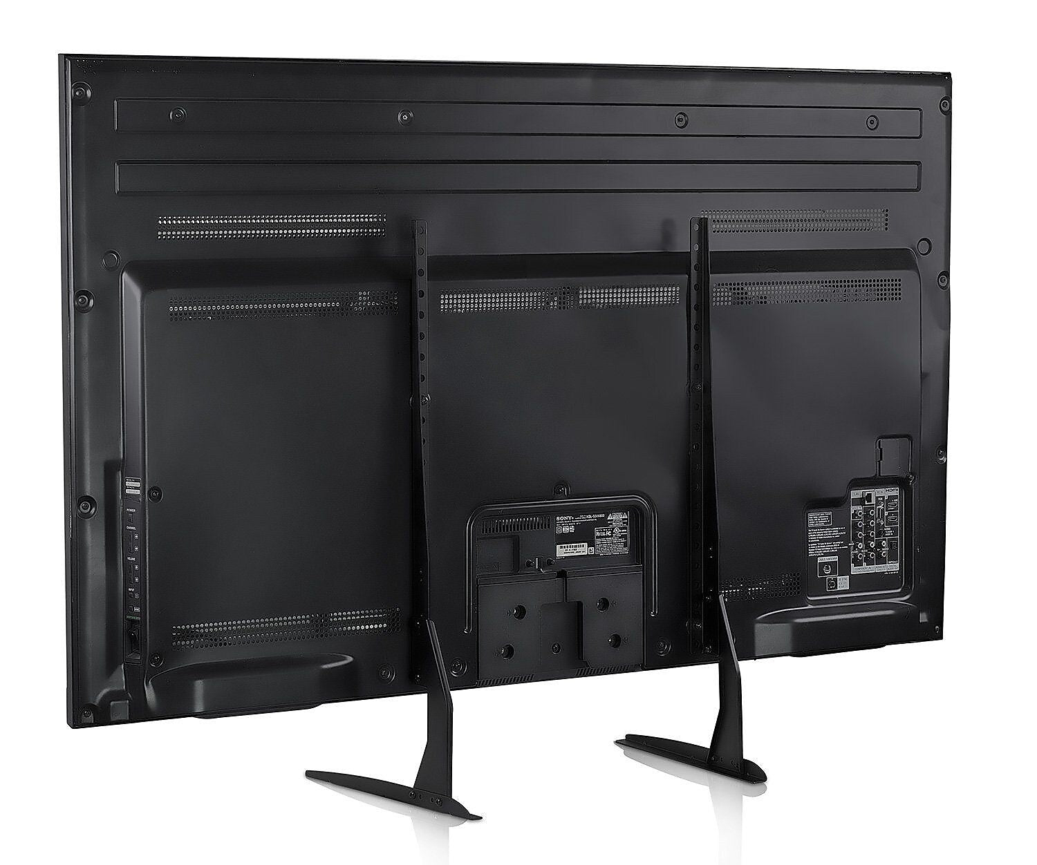 Mount-It! Pedestal TV Stand, Screens up to 60", Black