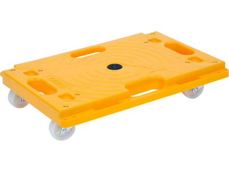 Mount-It! Small Platform Mover Dolly, 220 lb. Capacity, Yellow