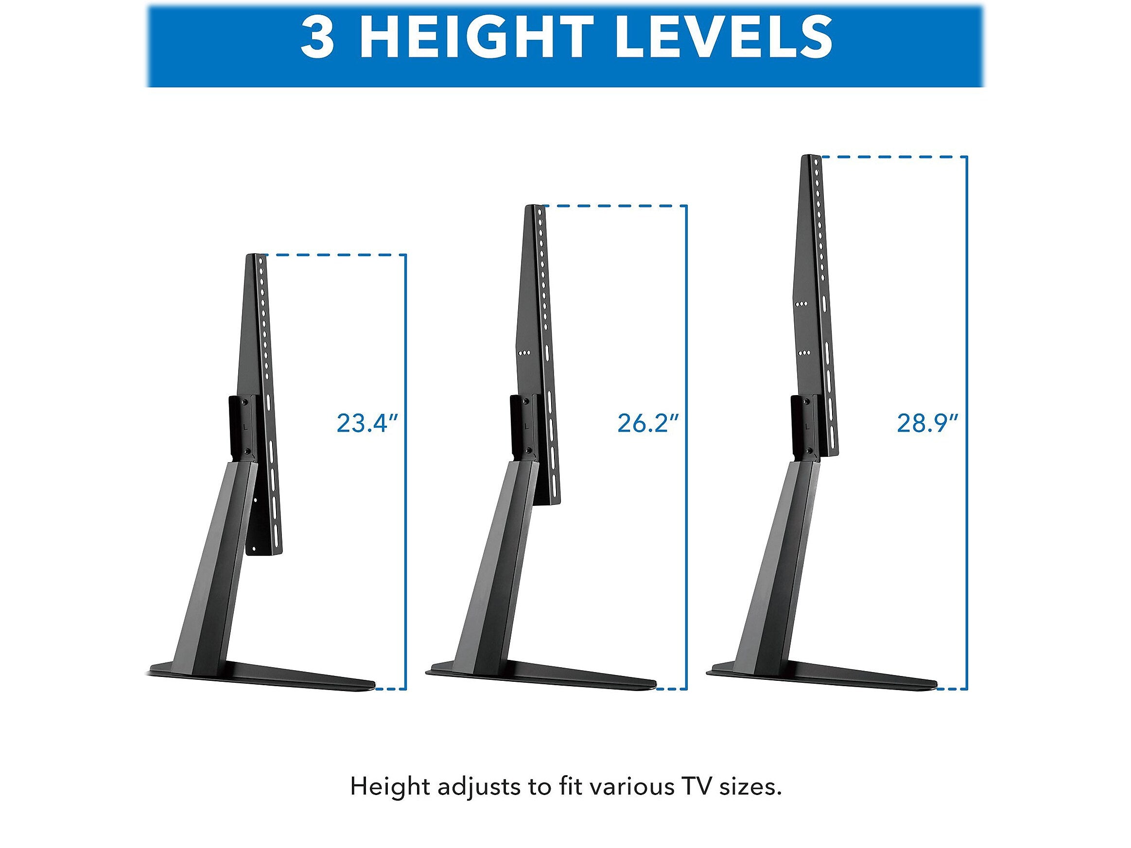 Mount-It! Steel Pedestal TV Stand, Screens up to 70