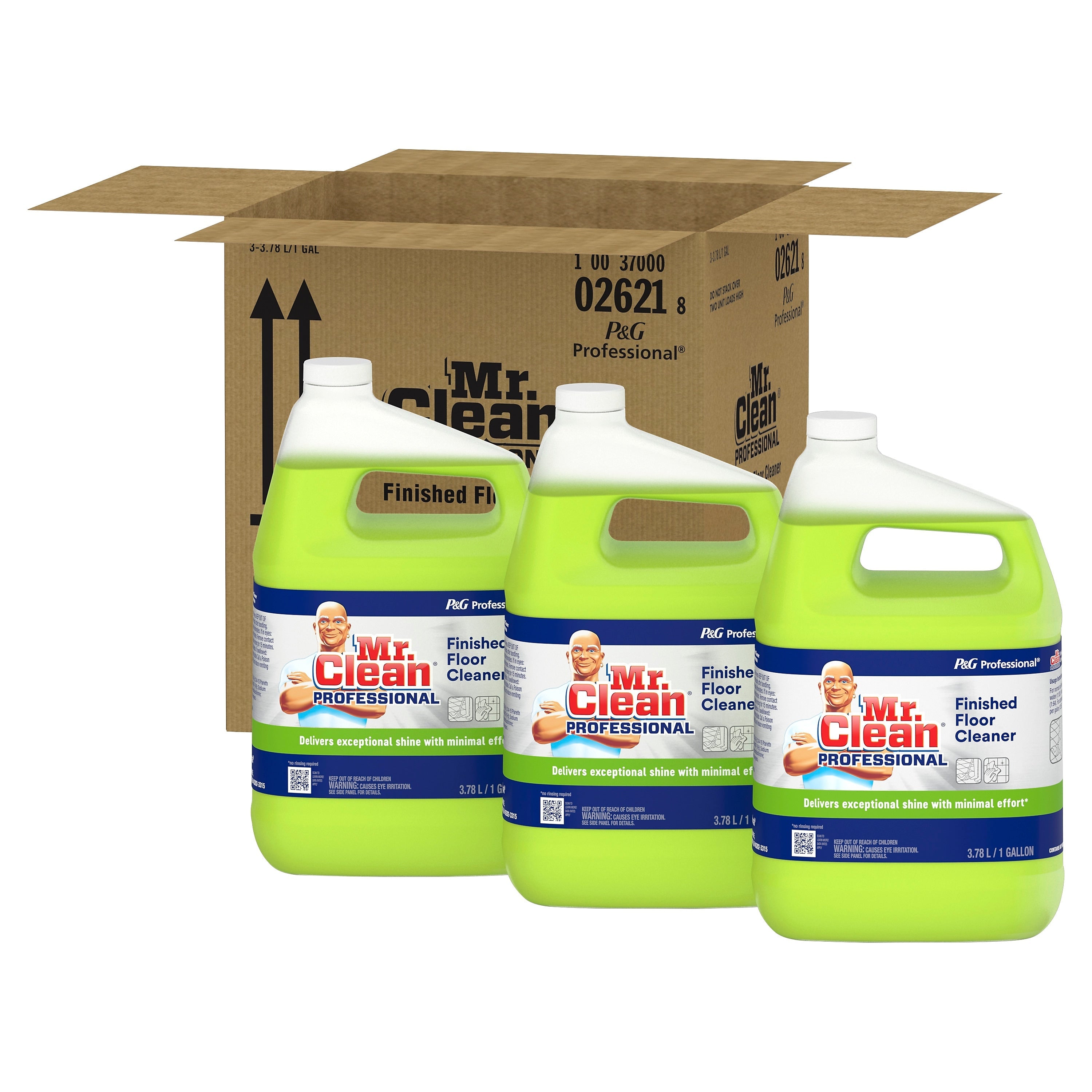 Mr. Clean Finished Floor Cleaner, 1 Gal., 3/Carton