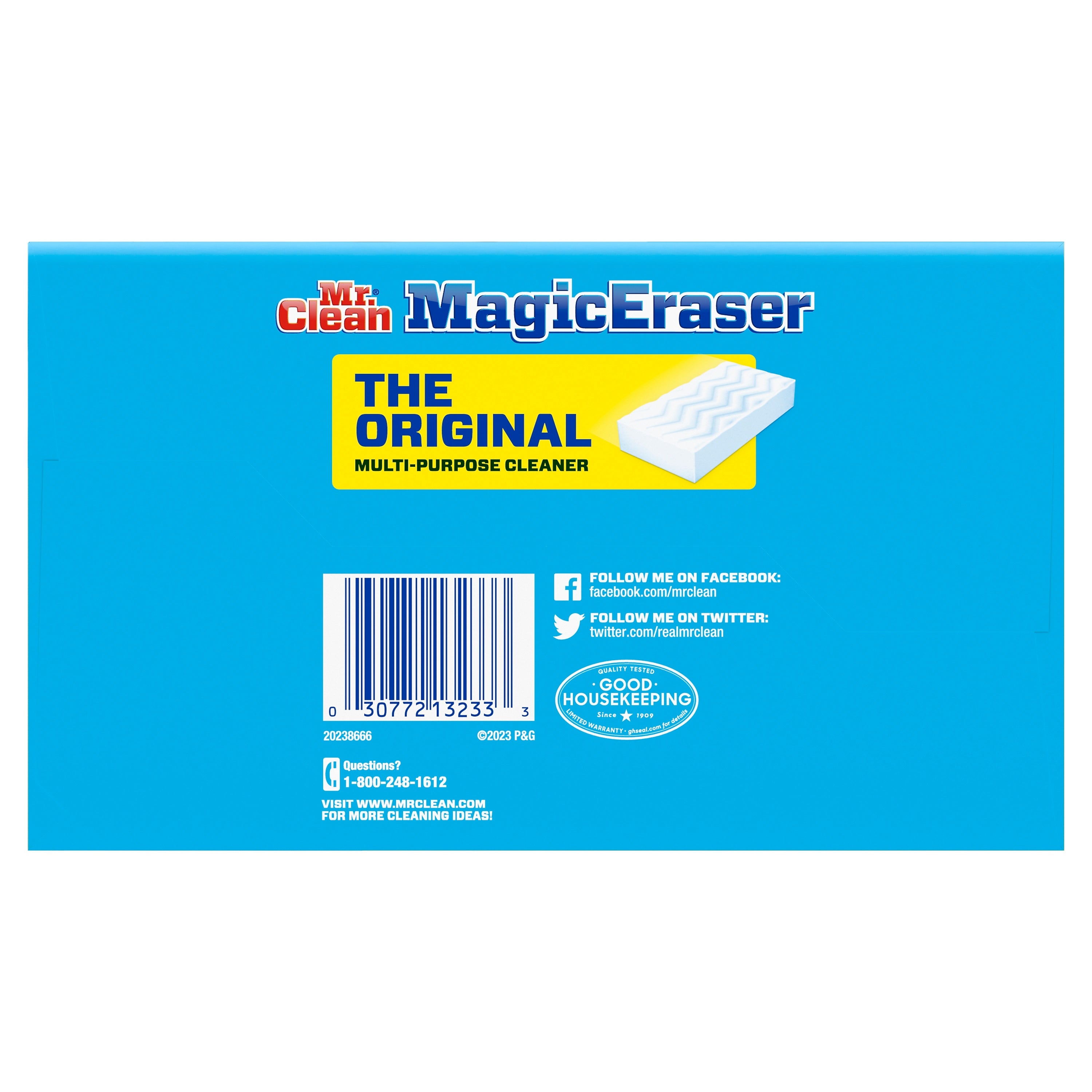 Mr. Clean Magic Eraser Original Scrubber, White, 10 Pads/Pack