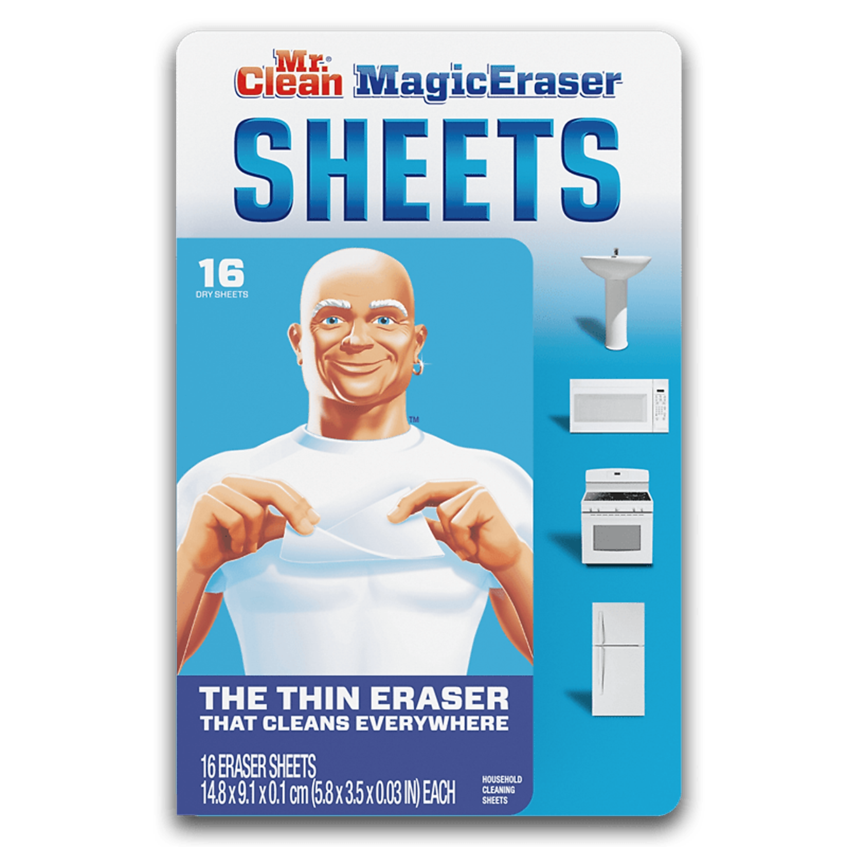 Mr. Clean, Magic Eraser Sheets, Original, 16/Pack