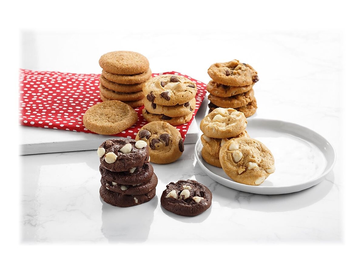 Mrs. Fields Nibblers Cookie Classic Tin, Assorted Flavors, 18.87 Oz.