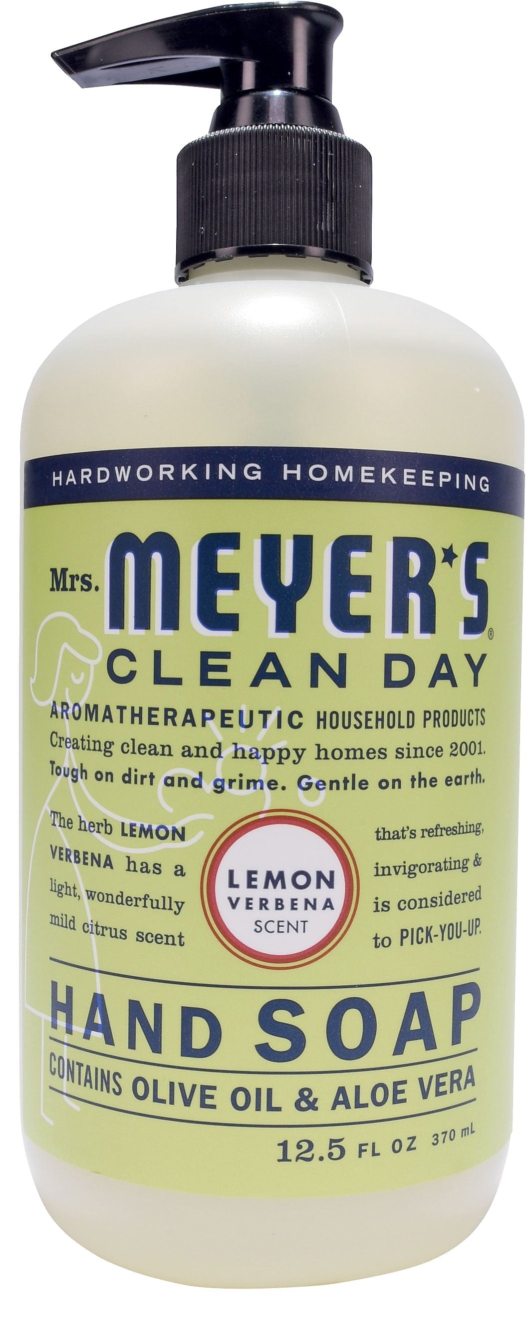 Mrs. Meyer's Clean Day Hand Soap, Lemon Verbena, 12.5 fl oz