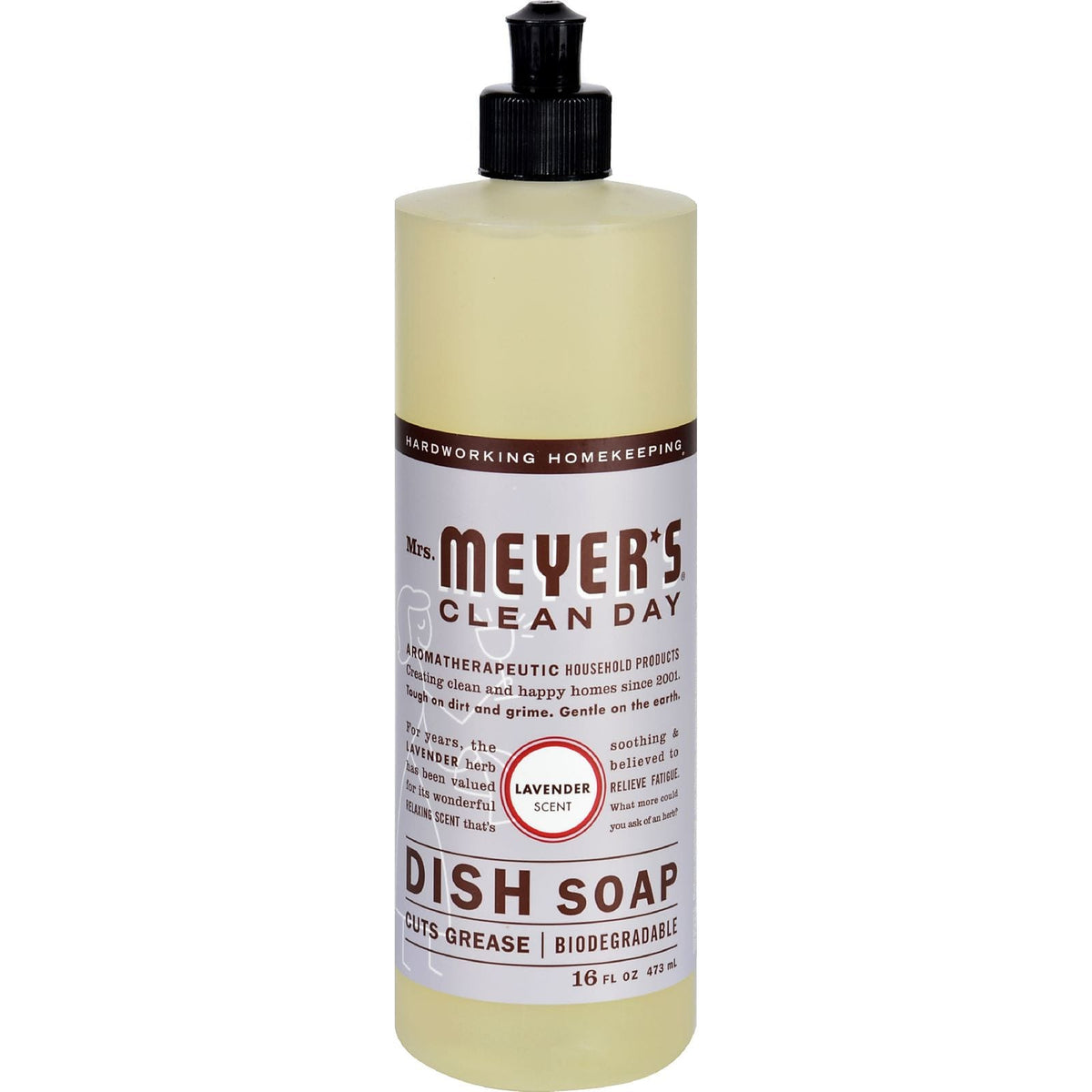 Mrs. Meyer's Liquid Dish Soap, Lavender, 16 oz.