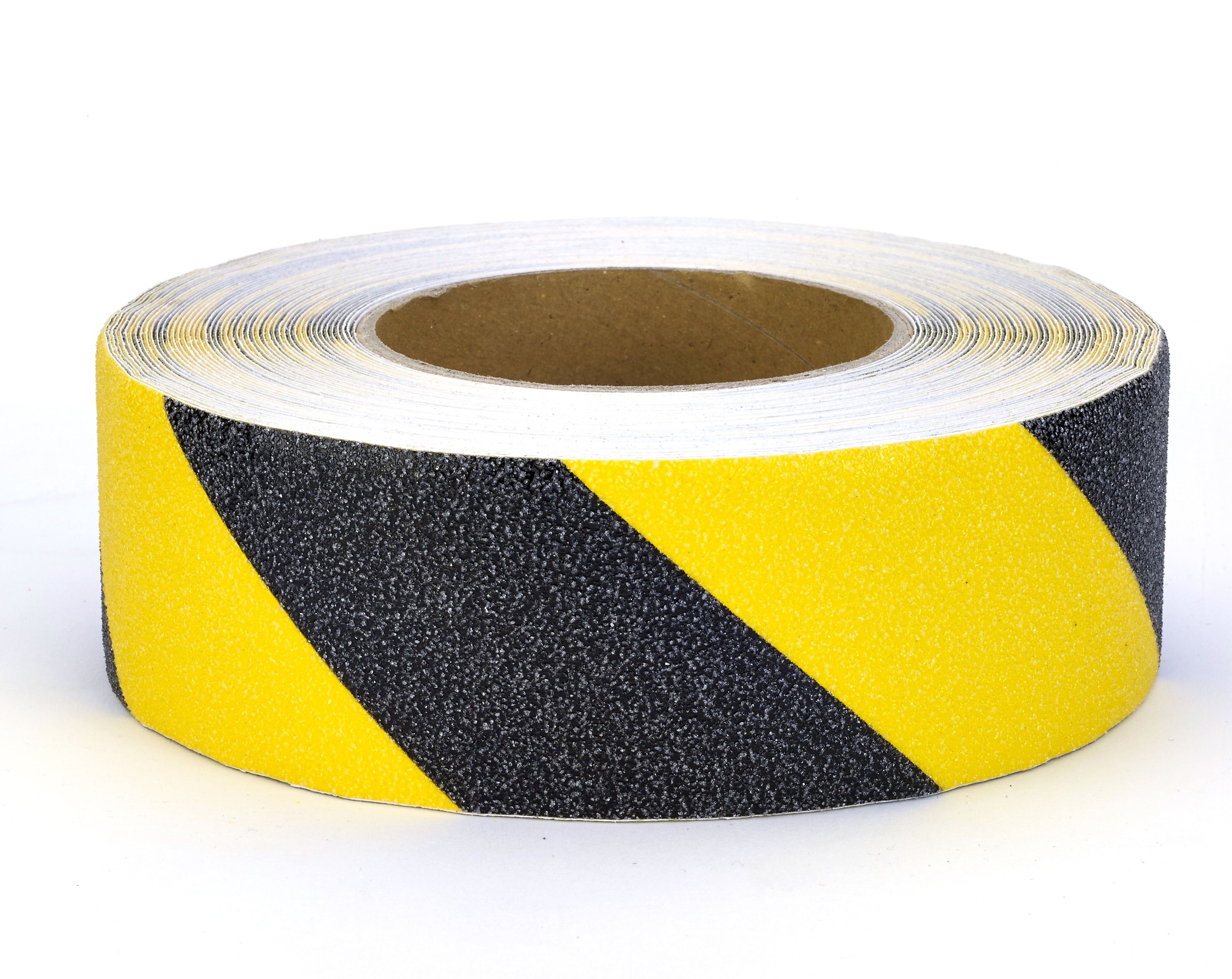 Mutual Industries Non-Skid Hazard Stripe Abrasive Tape, 2