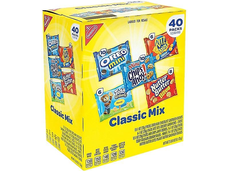 Nabisco Classic Mix Cookies, Assorted, 1 oz., 40/Pack
