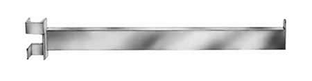 NAHANCO 17" Rectangular Tubing Straight Arm Add On For 1" Square Tubing, Chrome