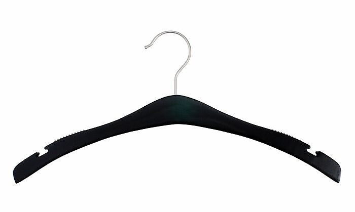 NAHANCO 17" Wood Signature Top Hanger, Low Gloss Black