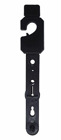 NAHANCO Belt Hanger, Black, 100/Pack