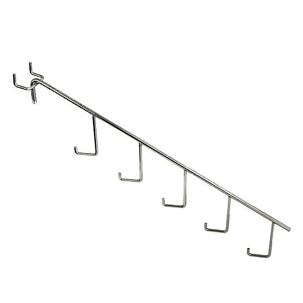 NAHANCO Pegboard Hooks, Chrome