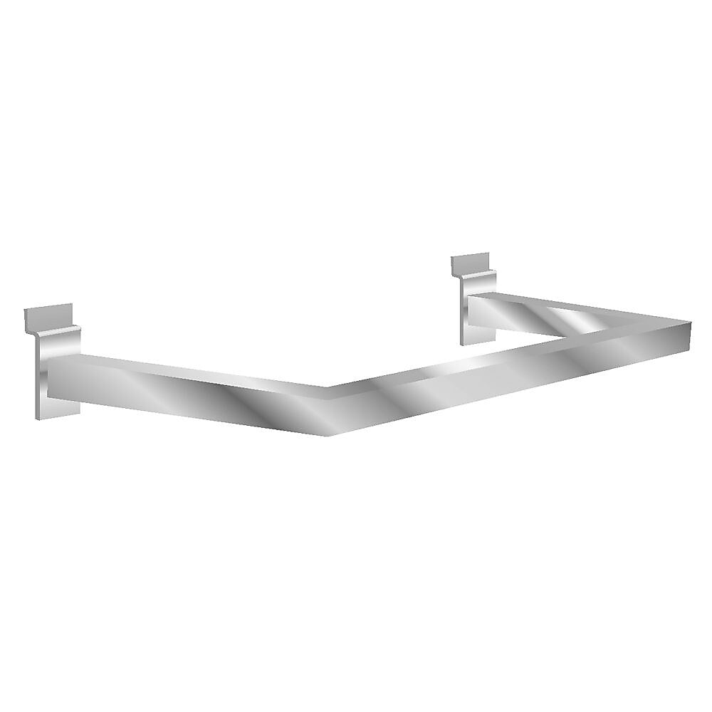 NAHANCO Rectangular Tubing U Hangrail, 22" x 11", Chrome