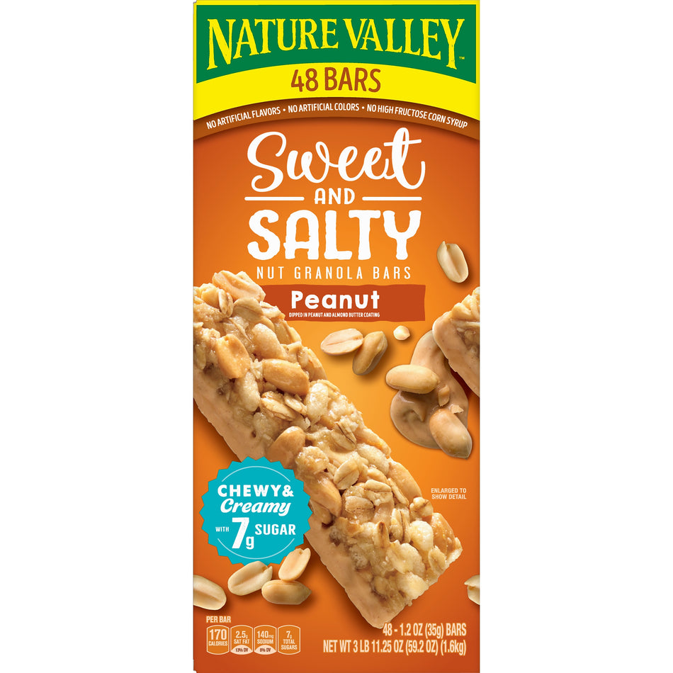 NAT VALL SWEET SALT BARS 48 BX