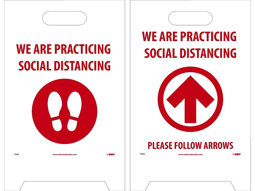 National Marker Double-Sided A-Frame Sign, 